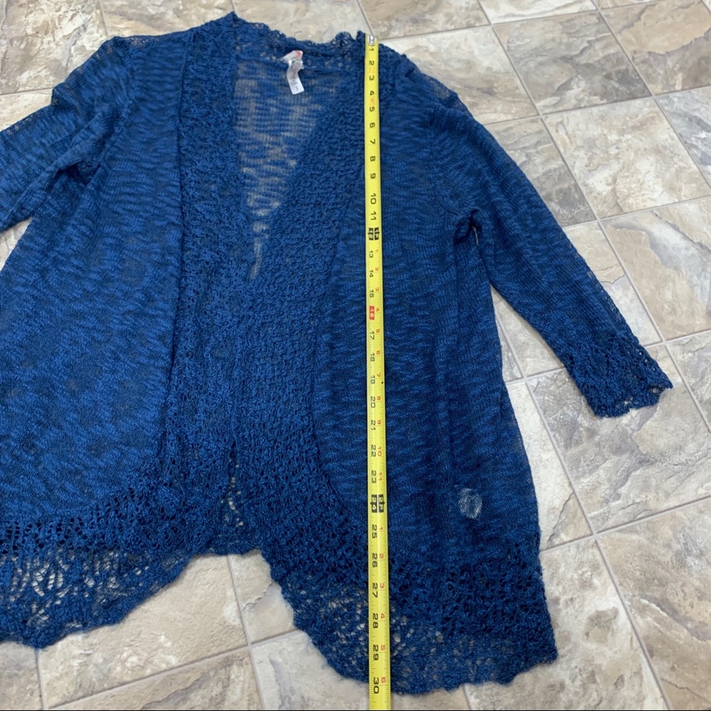 PINA ROSSI Blue Cardigan - Picture 9 of 10